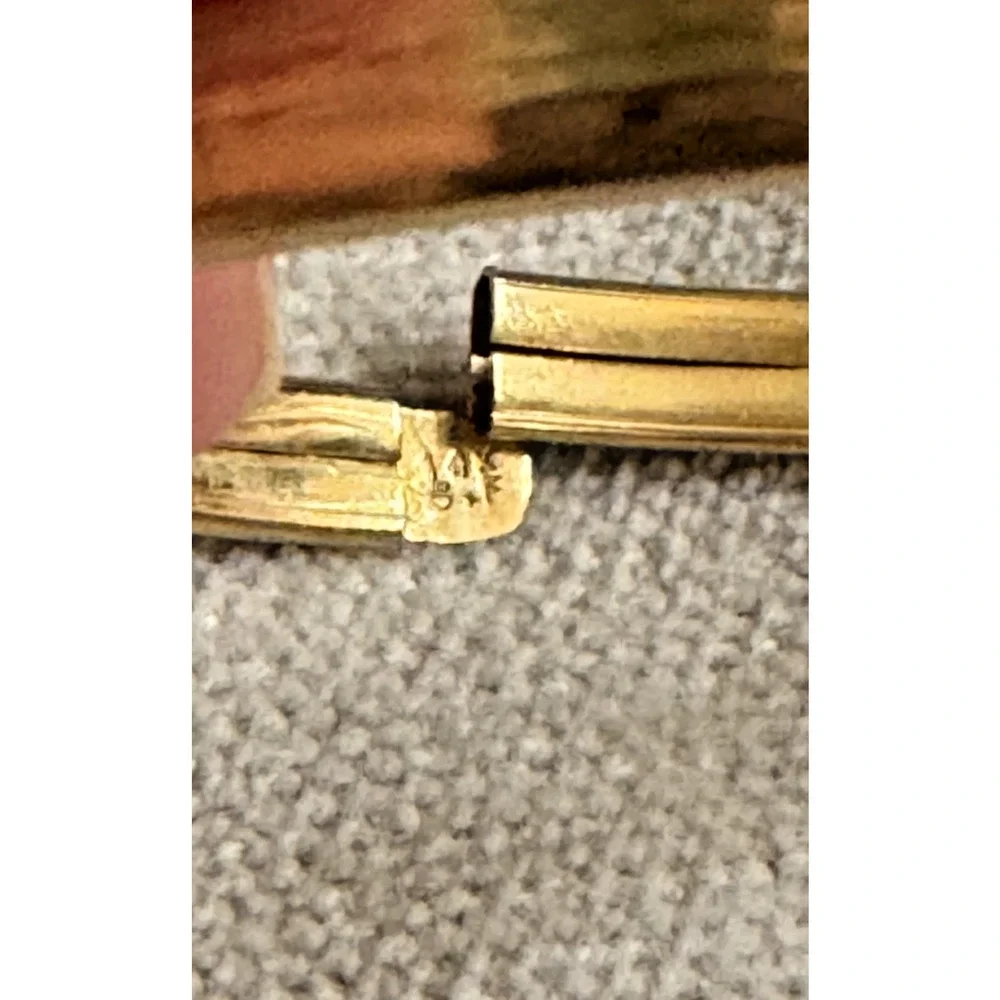 Set of 6 Gold Filled 14K Vintage Kids' Bangle Bracelets: Ages 1 to 5 Years